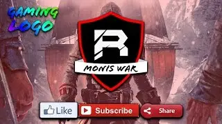 How To Make A Gaming Logo On Android| Photoshop Touch