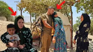 Kobra's concern and coming to Asghar's family