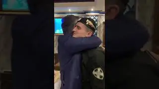 Адвокат Эльман Пашаев встречает сына из Армии
