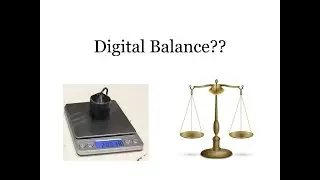 digital balance or digital scale