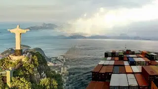 Rio de Janeiro Arrival by Ship | Time Lapse In 4K for Arrival By Ship
