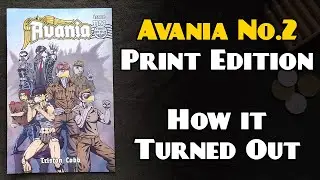 Avania #2 - Printed Webcomic - How It Turned Out