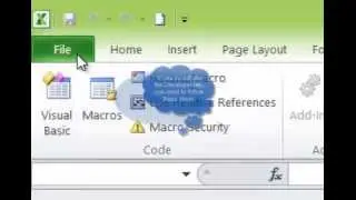How to locate VBA Editor (Visual Basic for Applications) in Excel
