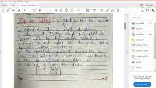 Norton's Theorem Part 1