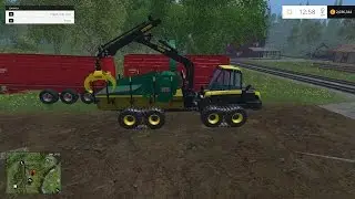 Farming Simulator 2015 Mod Showcase; Ponsse Buffalo with Jenz Chipper