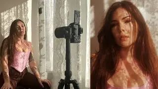 Chaotic Budget Home Studio Photoshoot + AI Edit