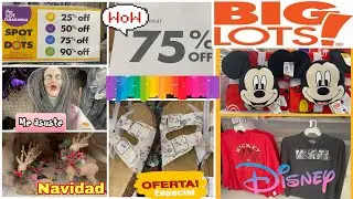 Vamos a BIG LOTS. 75% en Mércancia  Una bruja me asusto 🤦🏻‍♀️tienen de TODO.