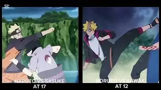 Teen Naruto vs Sasuke VS Kid Boruto vs Kawaki...