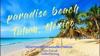 Paradise Beach Tulum Mexico #beach #paradise #sea #tulum #holiday #mexico #food #tacos #delicious