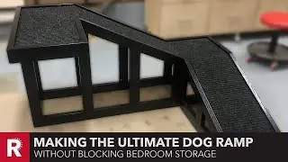 Making a Dog Ramp That Wraps Behind Your Night Stand