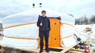Юрта как гостевой дом! За 1 день!