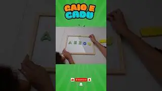 ABC Aprendendo o alfabeto com Cadu e Caio Learn English Alphabet with Cadu e Caio #shortsvideo