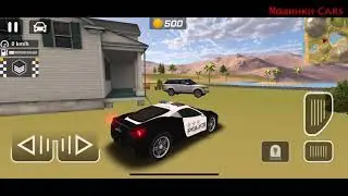 Полицейская машинка гоняет под музыку / police car