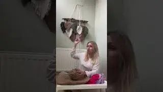 Что я сейчас вяжу. Ковер из джута. И мастерю панно из листьев макраме. #shorts