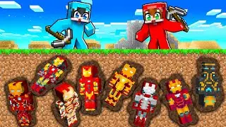 ¿Quién Encontrará el MEJOR TRAJE de SUPERHEROE en Minecraft?