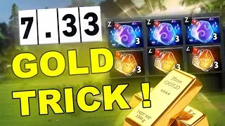 NEW 7.33 Dota 2 TIPS and TRICKS: GOLD ABUSE!