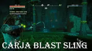 Horizon: Zero Dawn: Tutorial - Carja Blast Sling || Attach Sticky Bombs To Machines