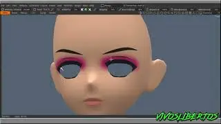3D anime face texturing and brags