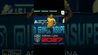 LUNA MAGIC CONTINUES 😍💛 | Adrian Luna Contract Extension to 2027 | Kerala Blasters FC | manjappada💛