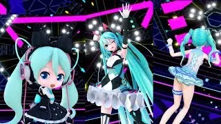 【MMD】Catch the Wave【3 Miku】(日本/EN sub)[4K]