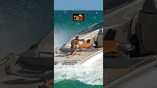 Sunbather Forced to RUN at Haulover Inlet! | Boat Zone