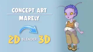 Modelando concept art de Marely ❤️ | Blockout de ropa - Parte 2