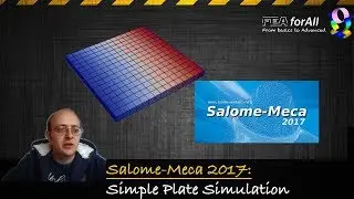 [Salome-Meca Tutorial] Simple Plate Linear Static Analysis