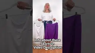 Have You Seen The Newest Stretchy, Longer Version Skort? Fashion & Styles Women Over 50 