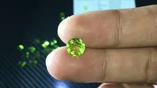 🔴 NATURAL PERIDOT HQ Berlian Cut - Harga Terjangkau ‼️ #permata #peridot #jewellery