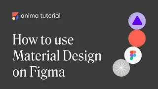 How to use Material Design Widget Library on Figma with Anima