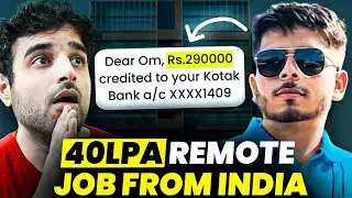 How He Cracked A 40Lakhs Remote Coding Job (Complete Story)