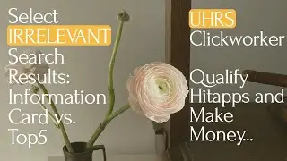 Select IRRELEVANT Search Results: Information Card vs. Top5 - UHRS - Clickworker - Make momey online