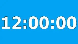 12 hour blue timer