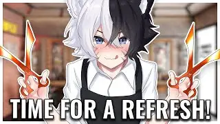 Femboy Hair Stylist Gives You A Relaxing Trim ASMR ✂️