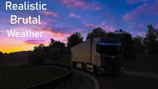 ETS 2 Mod | Realistic Brutal Weather V5.1 [ETS2 v1.37]
