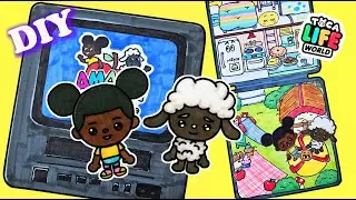 Amanda the Adventurer Toca Boca Paper House DIY 