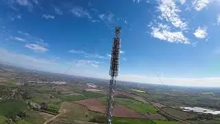 1000 ft Radio Mast Dive FPV 5 inch freestyle drone