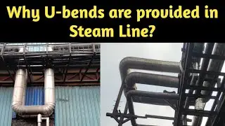Why U-bends are provided in Steam line? | What is Expansion loop? | U-bends function |