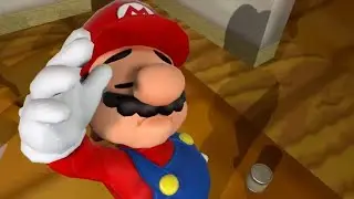 mario gets parried by a can of beans(smg4 clip)