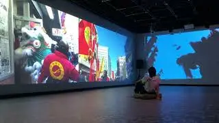 Artist appreciates their art
