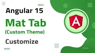 23) Mat Tab Customization (Custom Theme Color) in Angular 15 | angular 15 tutorial