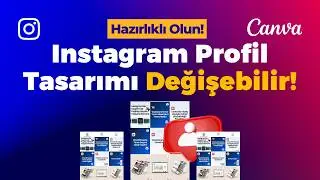 Instagram Profil Tasarımları DEĞİŞEBİLİR! Canva ile Yeni Formata Uyumlu Tasarım Yapma!