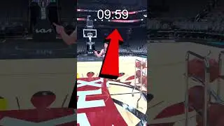 How Long Does It Take To Make A Half Court Shot In A NBA Arena