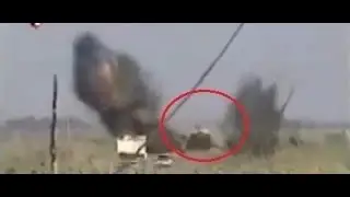 Powerfull IED Roadside Bomb Sends M1 Abrams Tank Flying In Iraq