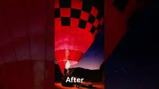 Create a Magical Milky Way with Hot Air Balloons in Photoshop!