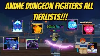 Anime Dungeon Fighters Tierlists !!! What is the best fruit? weapon? Cosmetic? Hero?