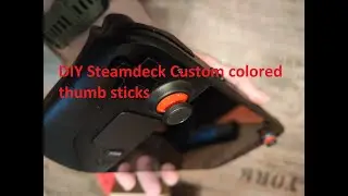 Steam Deck custom colored thumb stick caps DIY (HOW TO)