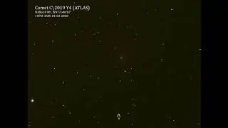 Comet C\2019 Y4 (ATLAS), time lapse 04-03-2020