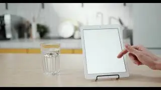 Close-up Footage Of An Ipad