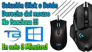 CLICK or RIGHT MOUSE BUTTON DOES NOT WORK in WINDOWS 10 ► Quick and easy solution to the problem.